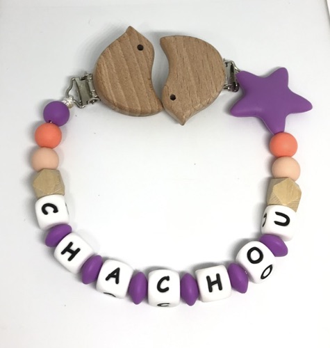 attache-doudou-violet-orange-etoile-prenom-Chachou