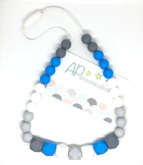 collier-de-dentition-bleu-apersonnaliser-gris-noir-bebe-maman-nourrir